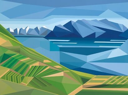 Ode to Vaud - a Paint Artowrk by Charlotte Harron